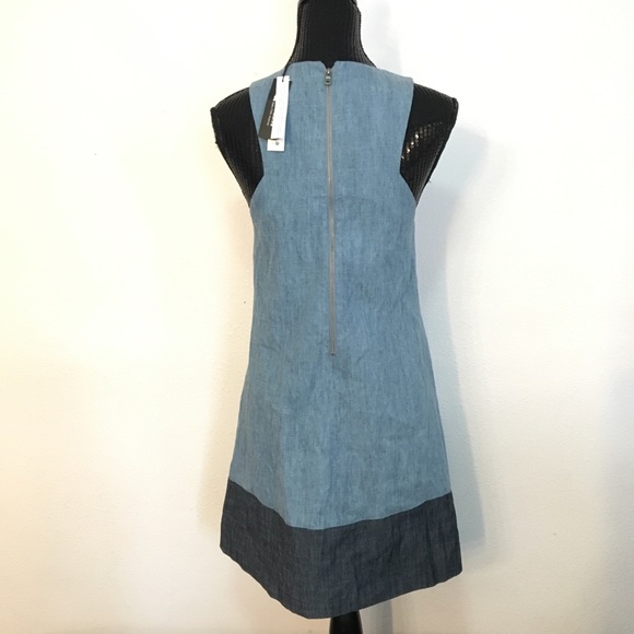 NWT Alice + Olivia jean dress. Size small - Picture 3 of 6